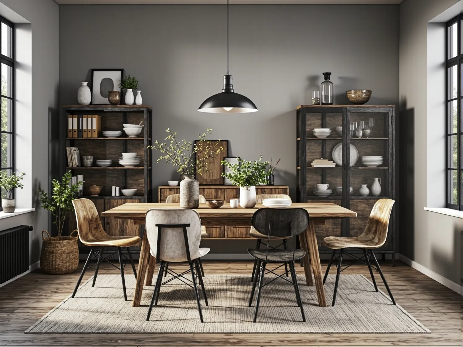 10 Inspiracji na Wnętrza w Stylu Vintage z Dodatkami Industrialnymi - ilustracja 3