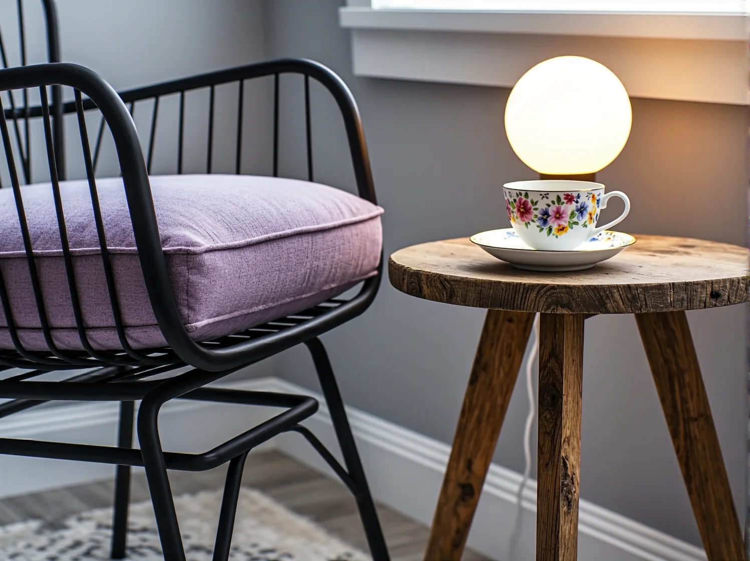 Balkon w stylu prowansalskim z lampami LED: Pastelowy raj na wyciągnięcie ręki - ilustracja 2