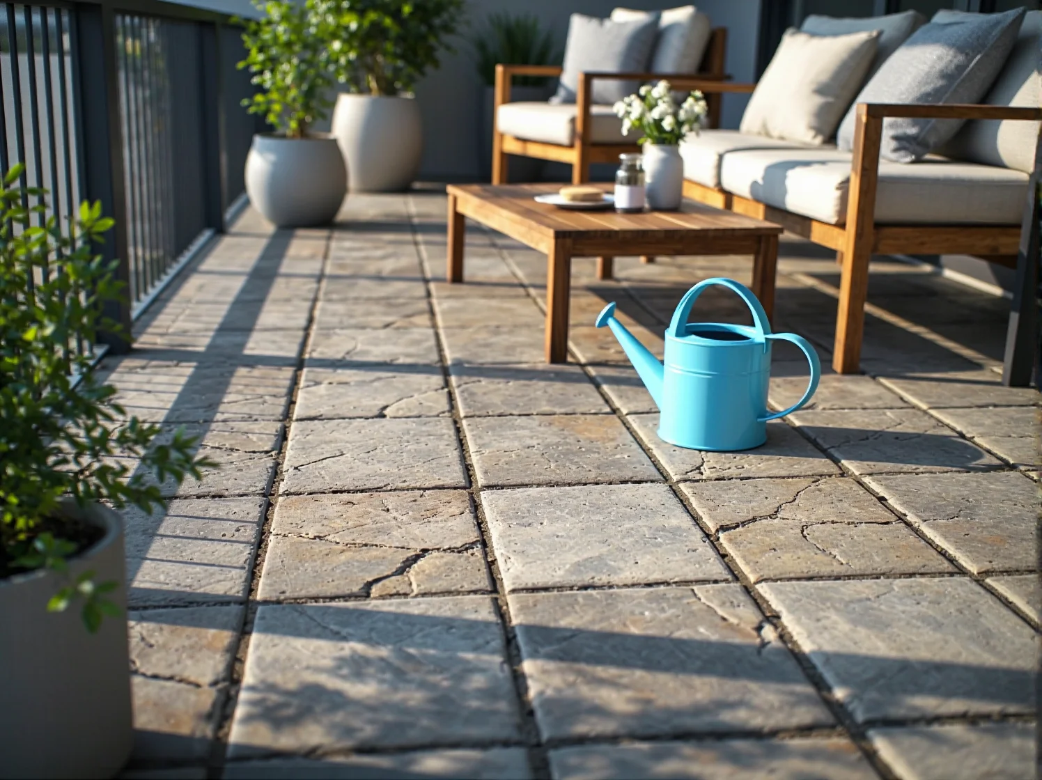 Balkon w stylu prowansalskim z lampami LED: Pastelowy raj na wyciągnięcie ręki - ilustracja 4