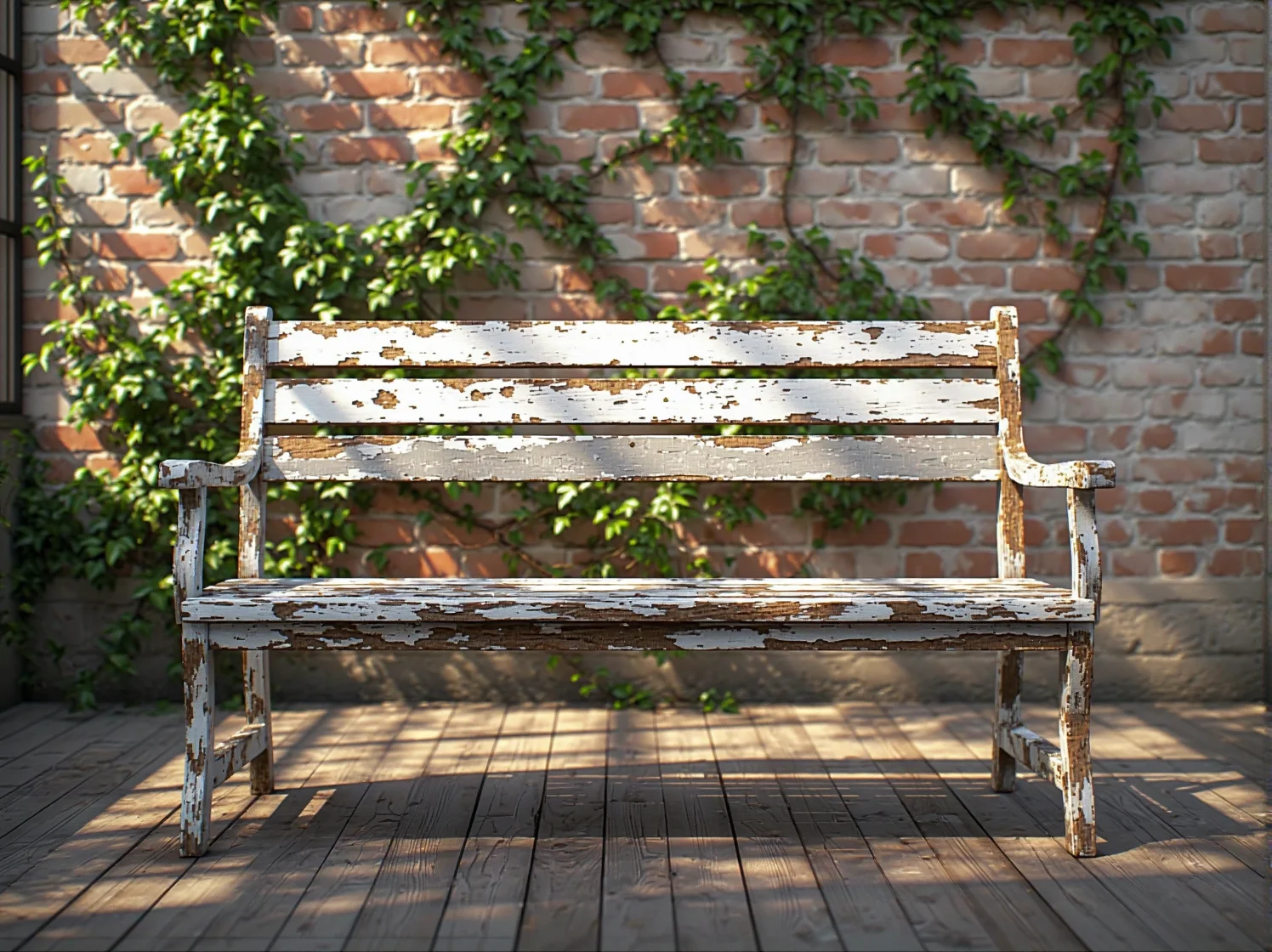 Odświeżone plastikowe krzesła ogrodowe pomalowane farbą w sprayu.