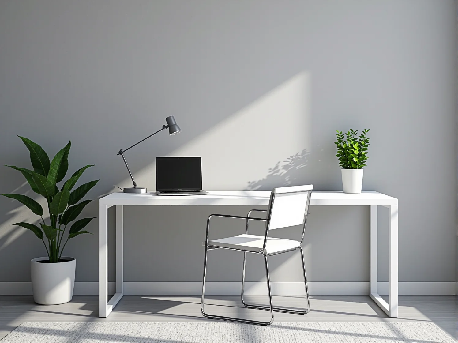 Funkcjonalna biała komoda o prostej formie, idealna do sypialni w stylu minimalistycznym.