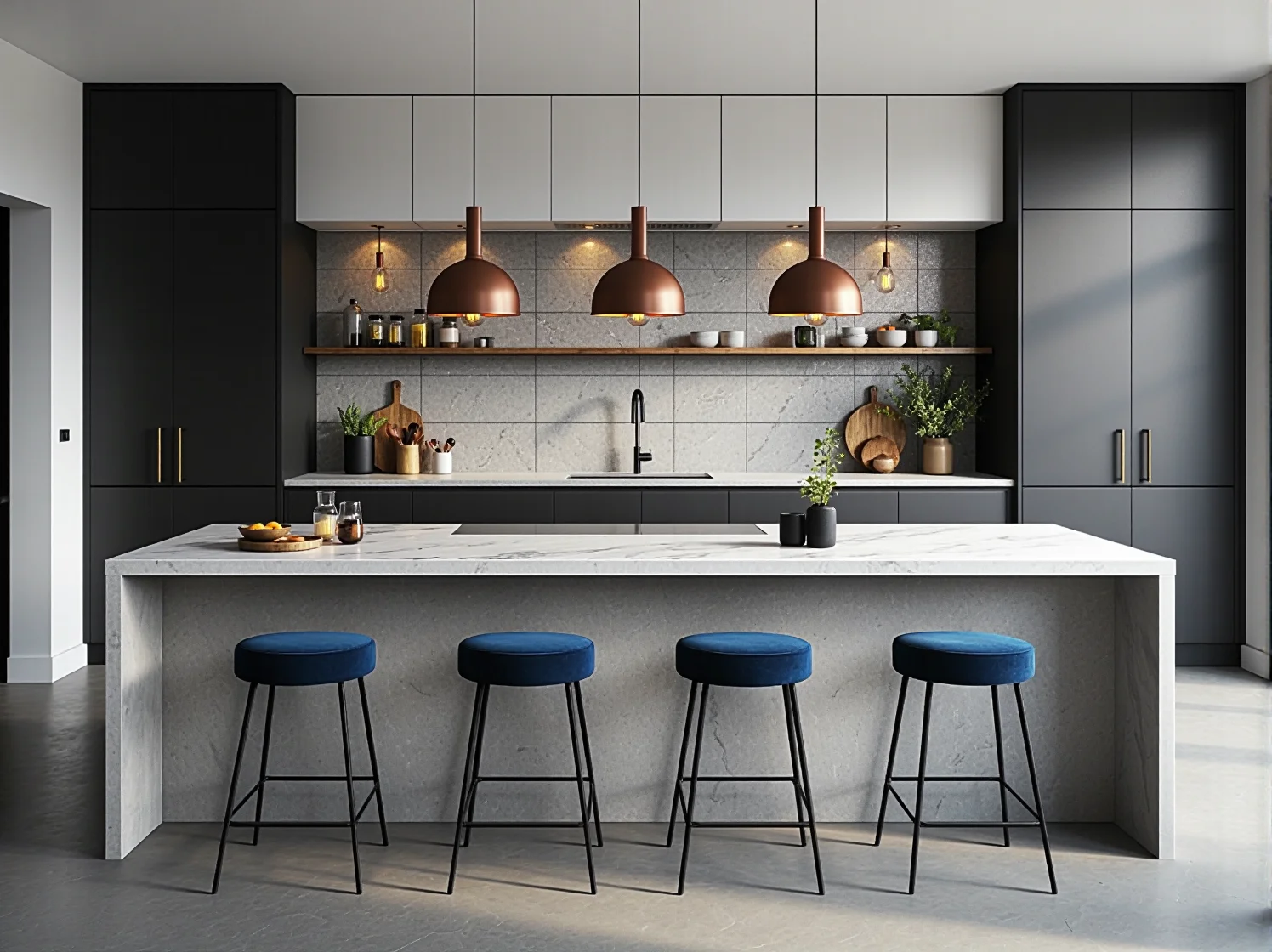 Jakie oświetlenie najlepiej uzupełnia przestrzenie glamour w stylu industrialnym? - ilustracja 3