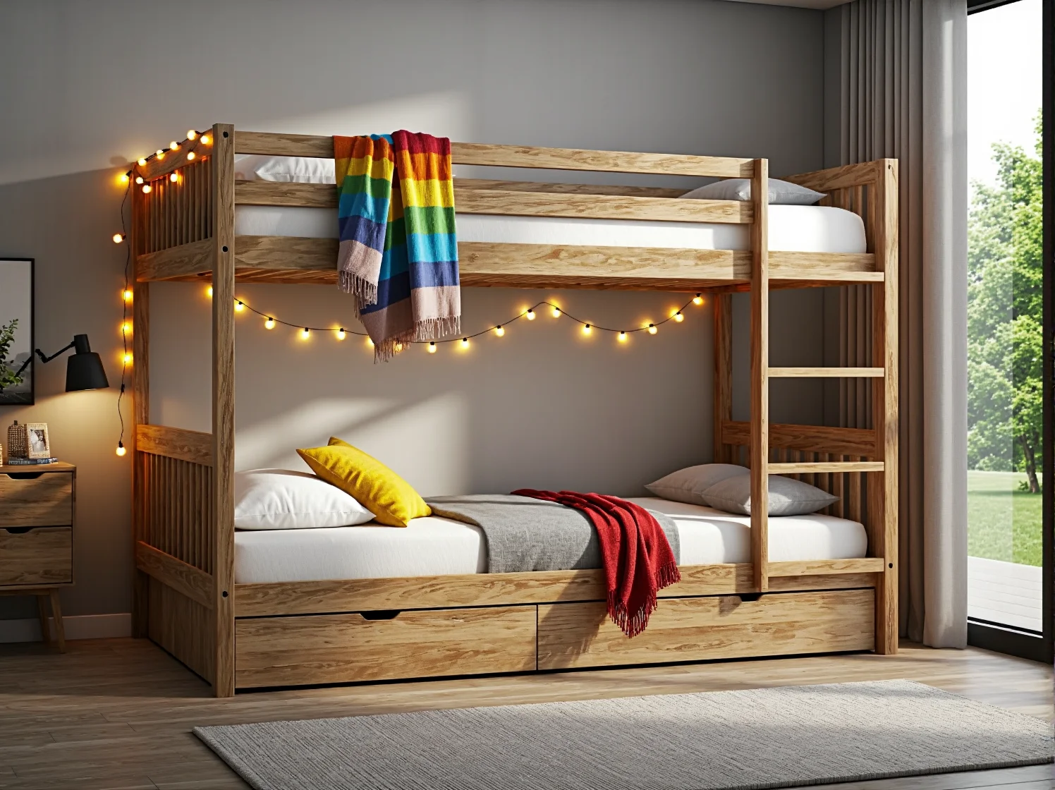 Zestawienie najlepszych łóżek piętrowych z szufladami – ranking i opinie.